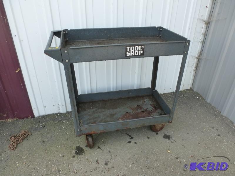 Tool Shop cart Gray tool carttray. In worki...