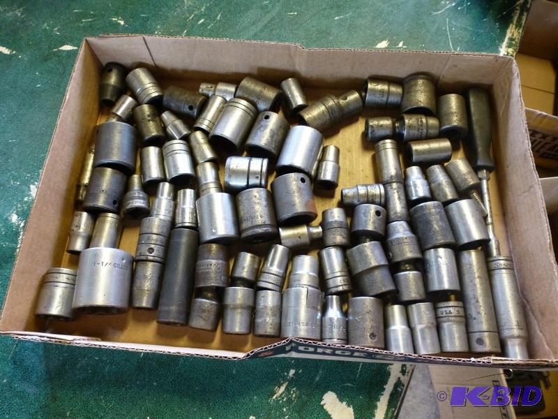 Box# 8 Assorted sockets Some Snap- On&nbsp ...