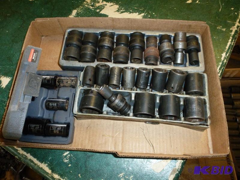 Box# 9 Impact swivel socket set Looks complet...
