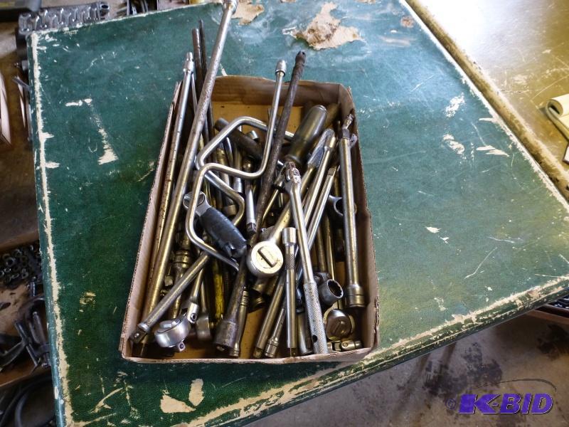 Box# 20 Assorted ratchets and extensions Most...