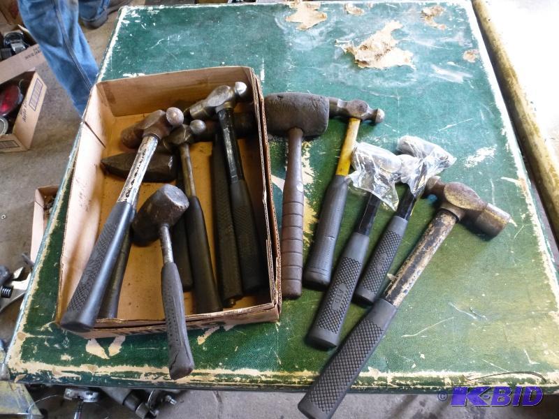 Box #24 Assorted hammers. approximately 12 ha...