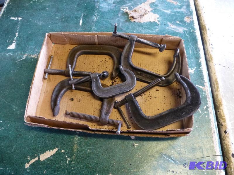 Box# 44 Assorted clamp set. 5 assorted clamps...
