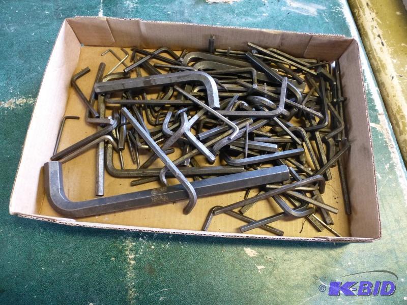 Box# 45 Assorted Allen wrenches Large box of ...