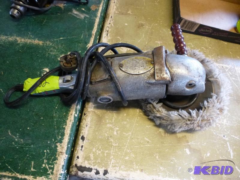 Box# 62 Electric buffer 10&quot bonnet In wo...