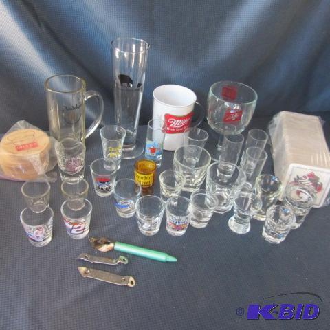 Beer and Shot Glasses