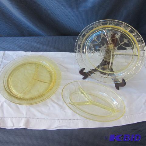 Yellow Depression Glass