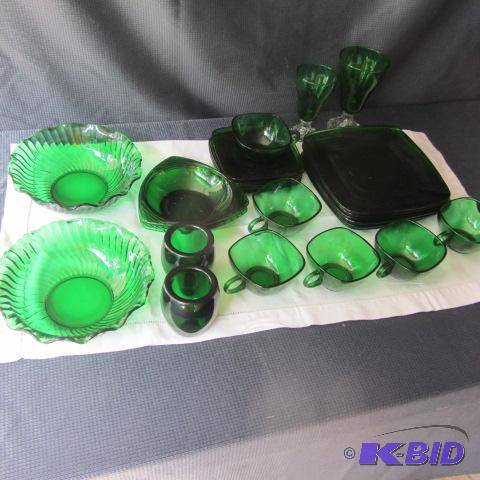 Forest Green Glass