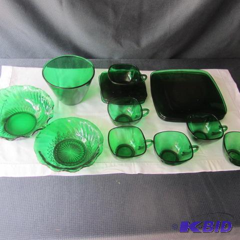 Forest Green Glass