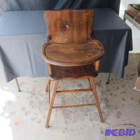 Wooden High Chair