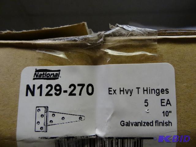 lot 105 image: Qty 5 NEW National Hardware Extra Heavy Duty ...