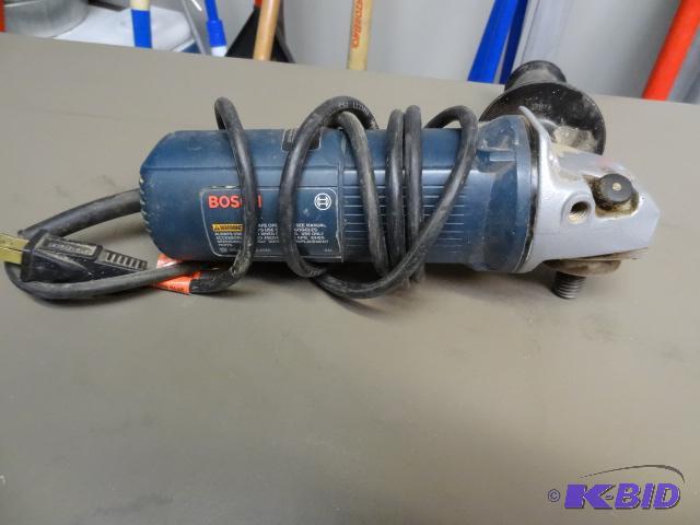 lot 111 image: USED BOSCH Grinder 11,000 rpm Plugged in and ...