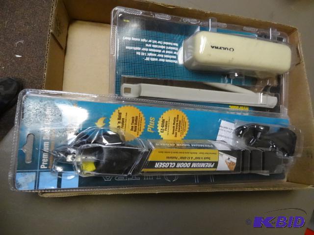 lot 114 image: Qty 2 NEW Door Closers. One is the type used ...