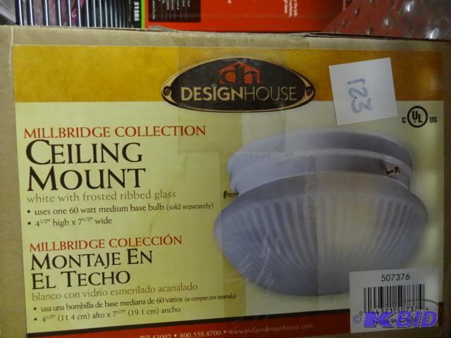 lot 123 image: NEW Design House Millbridge Collection Ceilin...