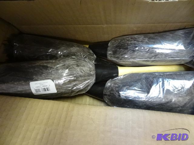 lot 129 image: Qty 12 NEW 23 in Ostrich Feather Dusters...