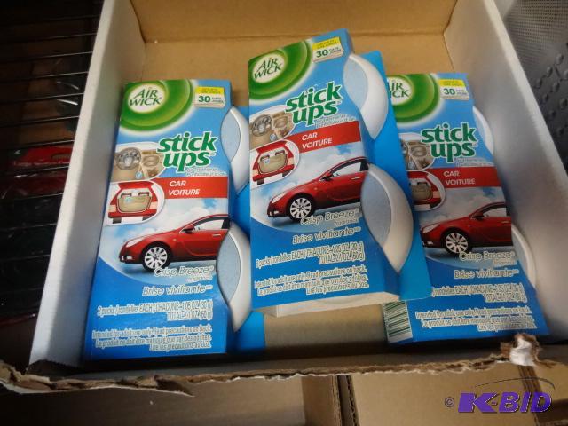 lot 138 image: Qty 3 NEW 2 packs Air Wick Stick-Ups Air Fres...