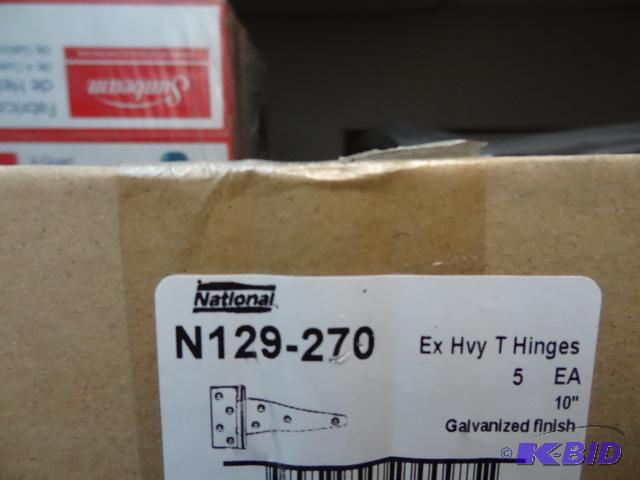 lot 173 image: Qty 5 NEW National Hardware Extra Heavy Duty ...