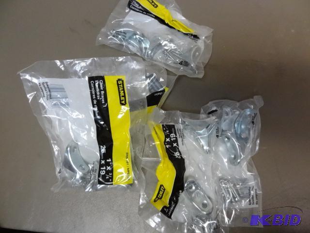 lot 190 image: Qty 5 NEW Stanley Chair Braces 1 in x 3  4 i...