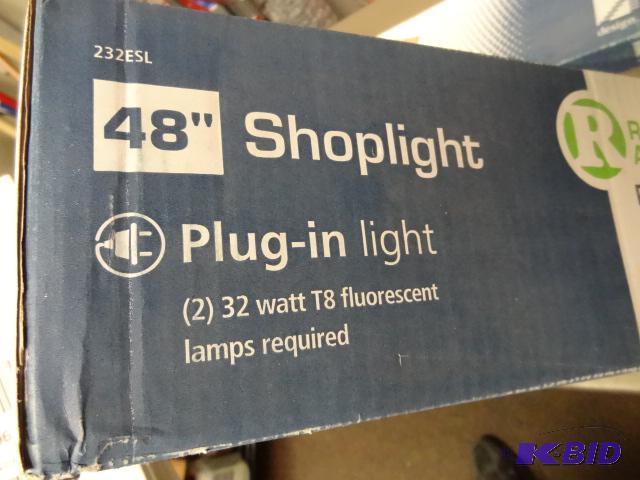lot 193 image: NEW in Box American Flourescent 2 Bulb Plug I...