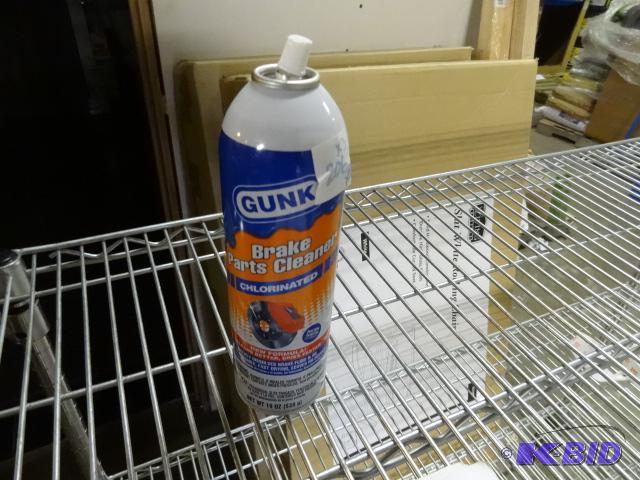 lot 206 image: Qty 3 NEW GUNK Chlorinated Brake Parts Cleane...