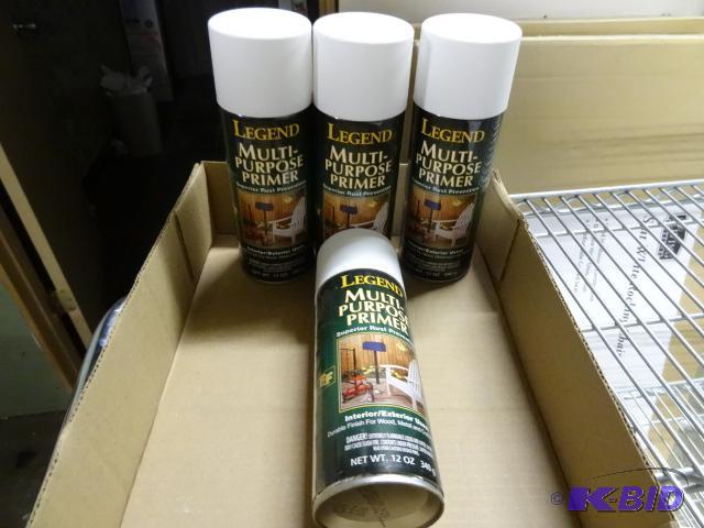 lot 220 image: Qty 4 NEW Legend Multi-Purpose Anti-Rust Prim...