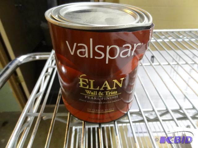 lot 223 image: Qty 4 NEW Valspar Elan Interior Wall and Trim...