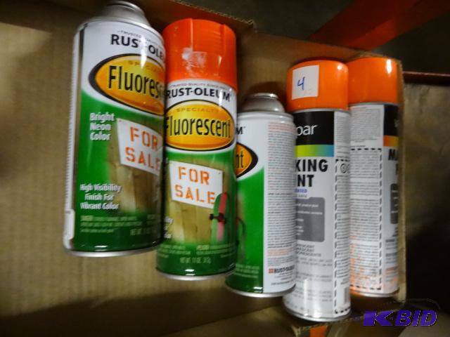 lot 236 image: Spray and Marking Paint Lot incl. Qty 3 Rust-...