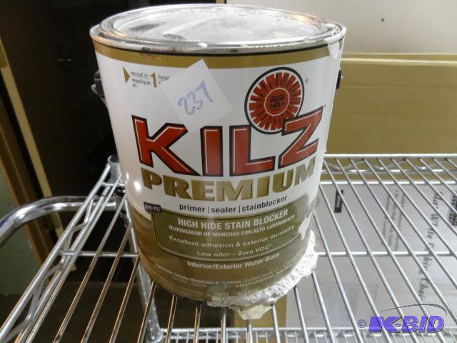 lot 237 image: NEW KILZ Premium Interior Exterior High Hide ...