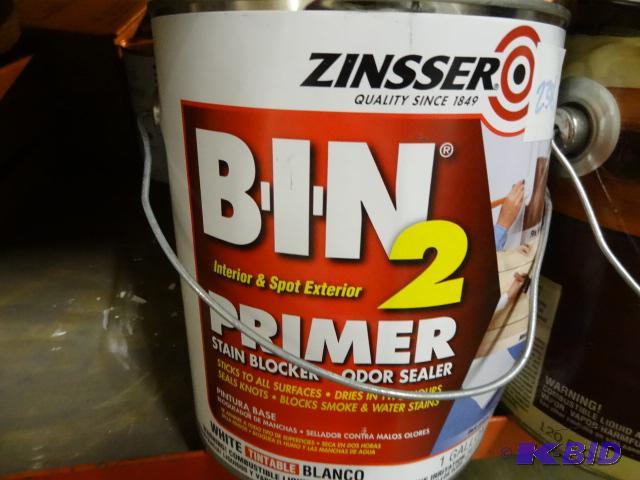 lot 238 image: NEW Zinsser BIN 2 Interior and Spot Exterior ...