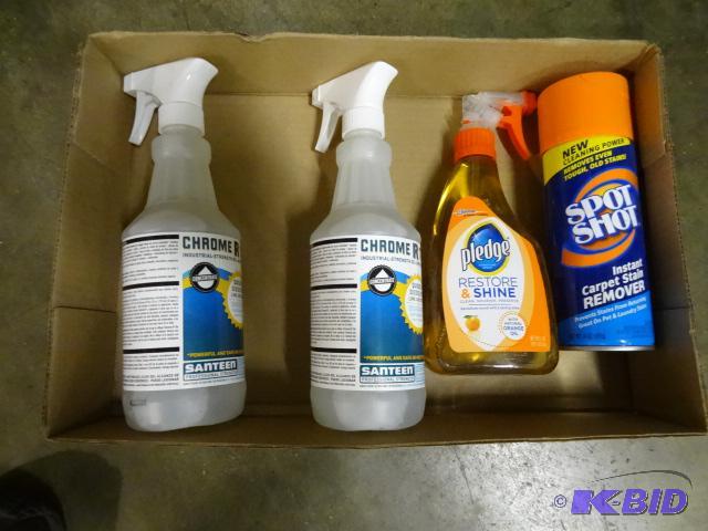 lot 241 image: Cleaning Lot incl Qty 2 Chrome-R-Tile Lime an...