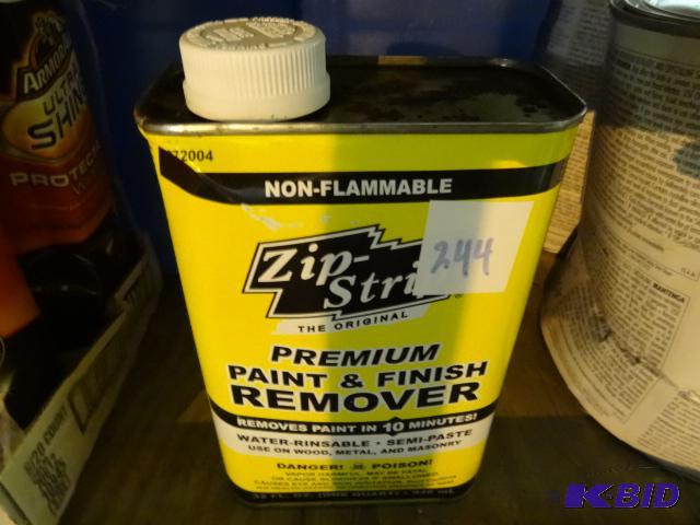 lot 244 image: Qty 2 NEW Zip Strip Premium Paint and Finish ...