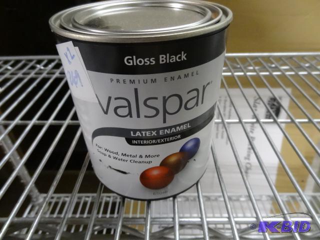 lot 269 image: Qty 2 NEW Valspar InteriorExterior Latex Ena...