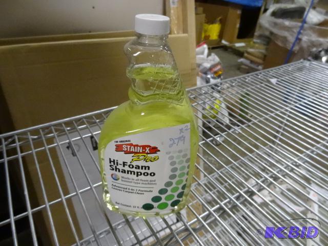 lot 280 image: Qty 2 New Stain-X Pro Hi-Foam Carpet Shampoo ...