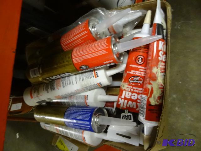 lot 288 image: NEW Large Lot of Liquid Nails and Caulk...