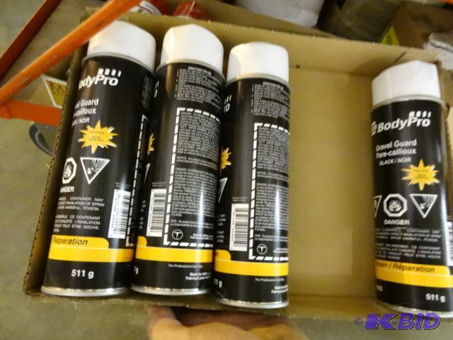 lot 289 image: Qty 4 NEW NAPA Body Pro Spray On Gravel Guard...