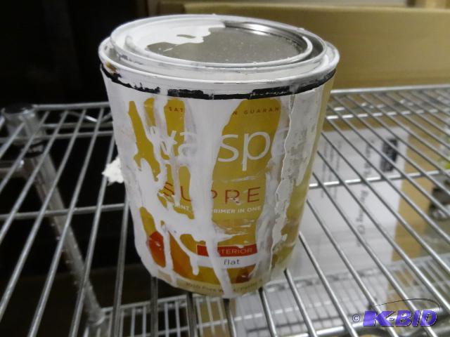 lot 291 image: Qty 4 NEW Valspar Supreme Interior Flat Paint...