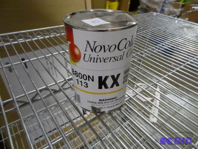 lot 292 image: Approx 9 NEW Novo Color Universal Colorant, V...