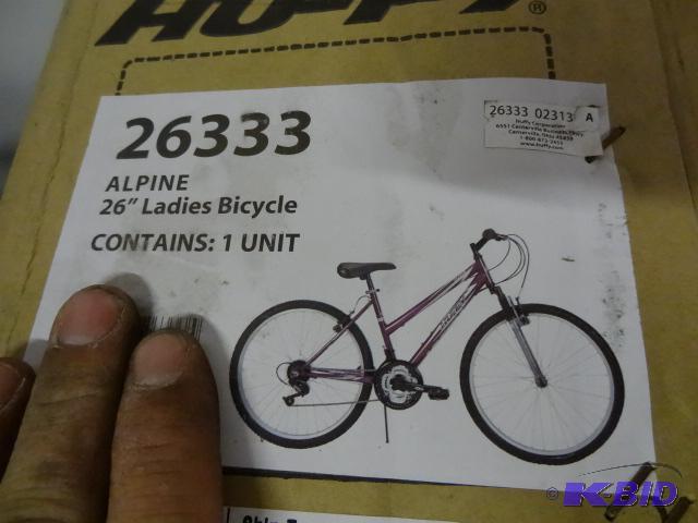 lot 3 image: Bicycle Lot  incl. Huffy Alpine 26 in Ladies ...