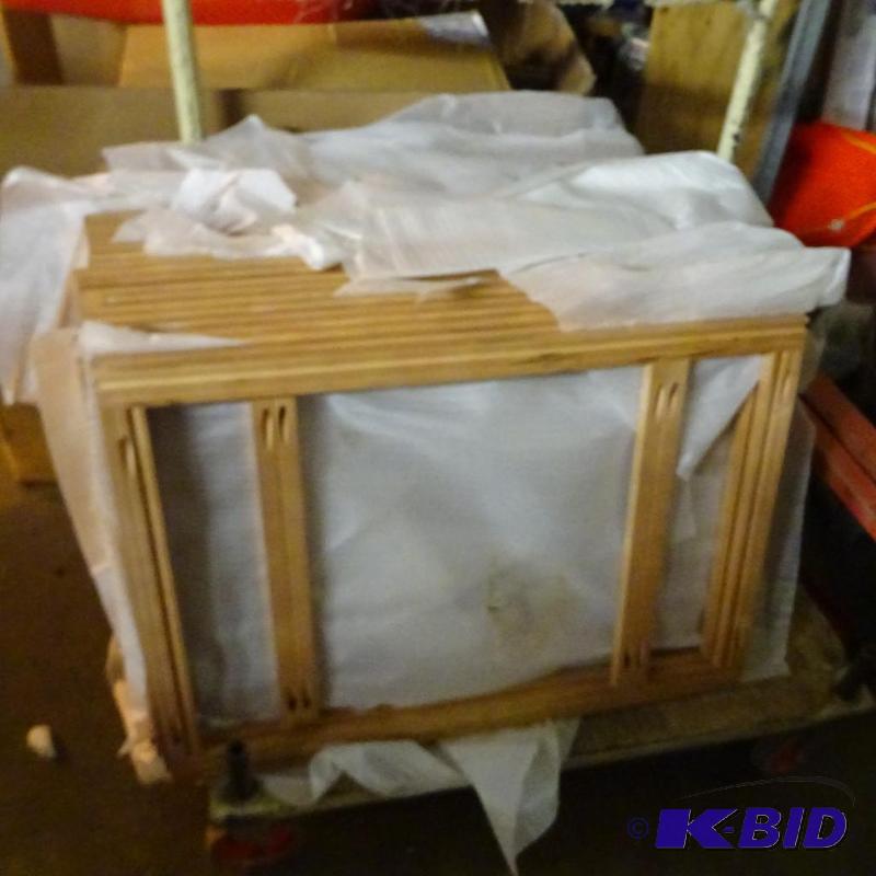 lot 305 image: New qty 12 Solid Maple cabinet face frames 30...