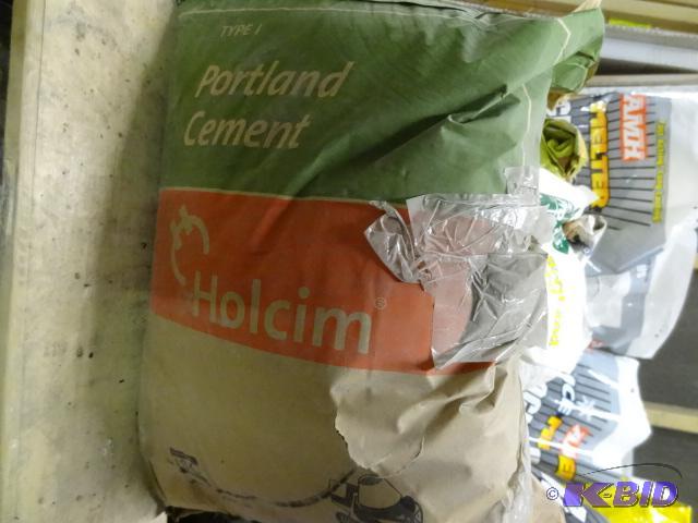 lot 306 image: Approx 40 lbs Holcim Portland Cement...