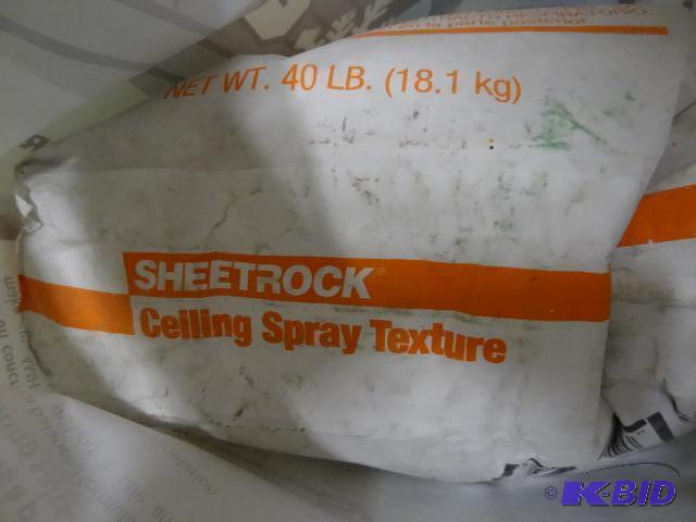 lot 309 image: Approx 40 lbs Sheetrock QT ceiling spray comp...