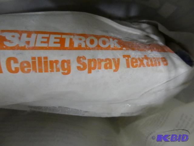 lot 310 image: Approx 40 lbs Sheetrock QT ceiling spray comp...