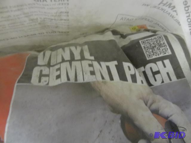 lot 330 image: Approx 30 lbs Vinyl Cement Patch...