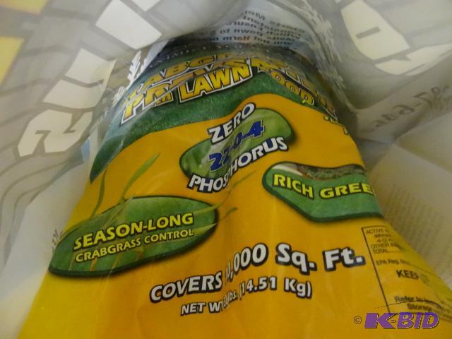 lot 339 image: Approx 32 lbs Max Lawn Fertilizer and Crabgra...