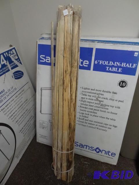 lot 38 image: NEW Approx 50 Lath Strips 1.5 in x 4 ft. Also...