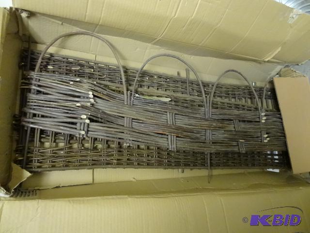 lot 56 image: New in box Hoop Top natural Willow Edging 12i...