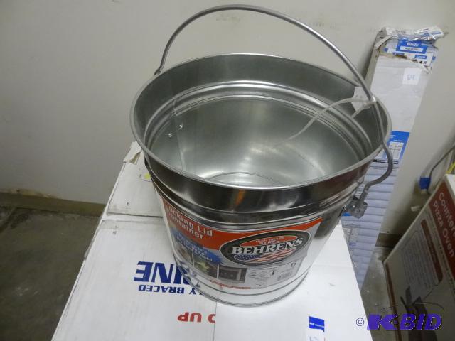 lot 62 image: NEW Behrens High Grade Galvanized Steel 6 Gal...