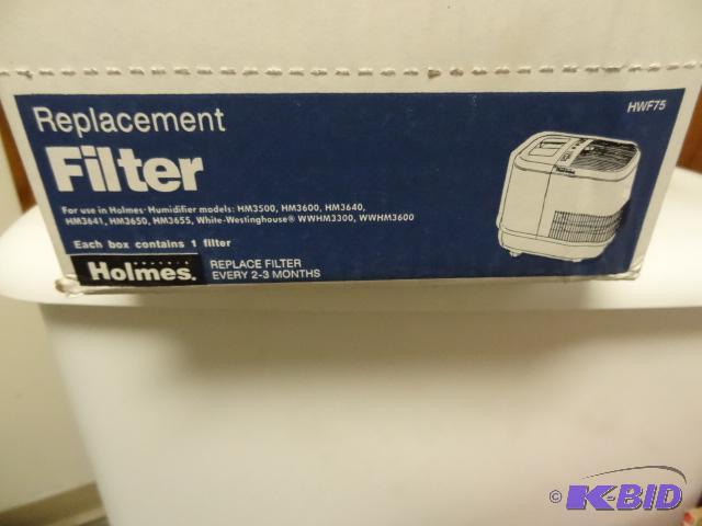 lot 73 image: Qty 4 NEW Holmes Replacement Filter HWF75...