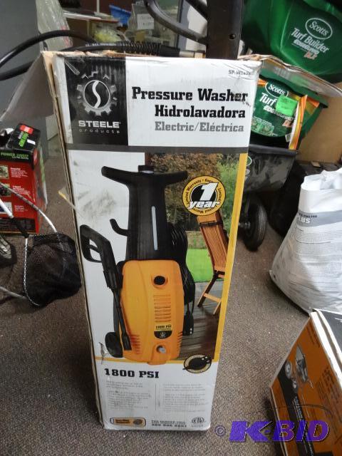 lot 97 image: Appears NEW in Box Stelle Pressure Washer. 18...