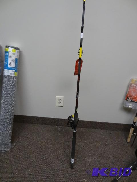 lot 98 image: NEW Zebco Catfish Fighter Fishing Rod and Ree...