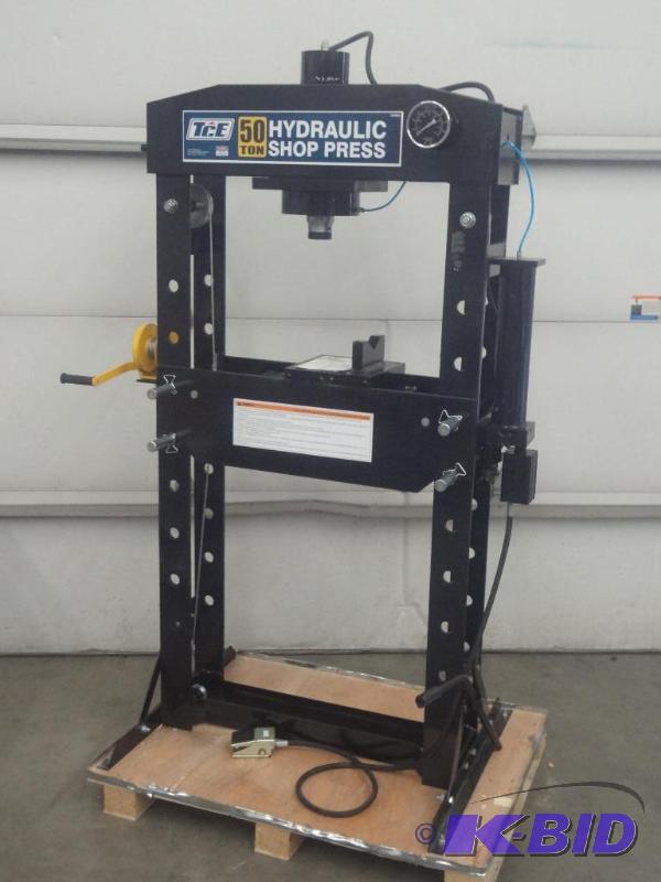 New TCE 50-Ton Commercial Hydraulic Press Set...
